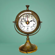 Brass Nautical Table Watch UAE /
Handmade Maritime Table Clock /
Vintage Brass Table Watch Middle East /
Nautical Theme Brass Desk Watch /