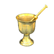 Hand Grinder Pot for Spices UAE
Arabic Traditional Spice Crusher
Handmade Brass Hawan Pot