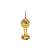 Handcrafted Brass Bakhoor Burner
Brass Incense Burner with Lid
Decorative Bakhoor Pot
Brass Charcoal Burner