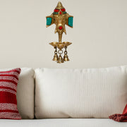 Gold polish Ganesha face
Stonework Ganesha wall hanging
Handmade brass Ganesha idol
Hindu brass wall hanging