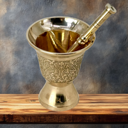 pure brass hand crasher pot
Ginger crusher pot
Brass Hawan for home decoration