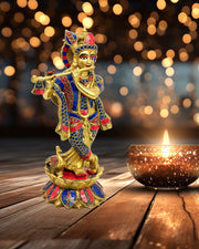 Brass Krishna Statue UAE/
Krishna Idol in Dubai/
Buy Krishna Murti Online UAE/
Brass Hindu God Statue Middle East/
Handmade Brass Krishna Sculpture/
Krishna Murti for Home Temple UAE/