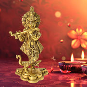 Brass Murti for Pooja
Krishna Statue for Mandir
Brass Krishna Home Decor
Krishna Idol for Gift
Krishna Figurine Middle East
Hindu God Brass Statue
Brass Krishna Sculpture UAE