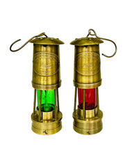 Vintage Mining Lantern with Glass
Brass Lamp with Antique Gold Finish
Traditional Brass Miners Lantern