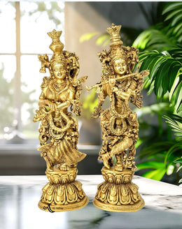 Radha Krishna idol antique finish
Hindu pooja statue Dubai
Indian God idols wholesale UAE
Radha Krishna brass figurine MENA
Home temple decor Sharjah
Brass idols online UAE