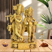 Brass Radha Krishna Figurine UAE/
Radha Krishna Showpiece 
Brass Hindu God Statue 
Handcrafted Brass Radha Krishna
Radha Krishna Murti Brass 
Traditional Radha Krishna Statue
