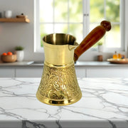 Brass Turkish Coffee Warmer Pot/
Cezve Coffee Pot Brass/
Arabic Coffee Warmer Pot/
Coffee Maker Warmer Pot/