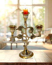 Brass candle décor UAE
Indian brass candelabra Dubai
Traditional candle stand UAE
Brass home interior décor Sharjah
Wedding brass candle holder UAE
Table centerpiece brass candle stand
Luxury event candle holder Dubai