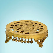 Brass chowkiTraditional Brass Pooja Platform/
Solid Brass Table for God Idols/
Brass Table for Home Temple UAE/
Pooja Table with Antique Finish Oman/
Handmade Brass Chowki Qatar/