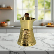 Brass Turkish Coffee Warmer Pot/
Cezve Coffee Pot Brass/
Arabic Coffee Warmer Pot/
Coffee Maker Warmer Pot/