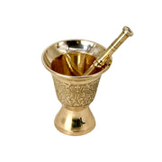 Solid brass hand crusher pot
Pure brass hand crasher pot