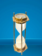 Brass Nautical Sand Timer with Compass
2 Minute Brass Sand Timer
Antique Brass Hourglass Timer
Handcrafted Nautical Sand Timer
Brass & Glass Sand Timer
Handmade Brass Sand Timer India
Nautical Home Decor Timer