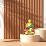 Solid Brass Gautam Buddha Idol/
Handmade Brass Buddha with Stone Work/
Sakyamuni Brass Buddha Idol UAE/
Antique Look Buddha for Home Decor/
Brass Buddha Sculpture for Meditation/