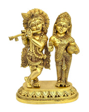 Brass Radha Krishna Idol UAE
Hindu God Statues Dubai
Radha Krishna Brass Pair
Handcrafted Hindu Idols UAE