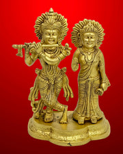 Brass Radha Krishna statue
Radha Krishna brass idol UAE
Antique gold Radha Krishna decor
Handcrafted Krishna idol
Solid brass Krishna sculpture
Radha Krishna spiritual statue