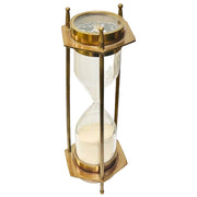 Brass Nautical Sand Timer with Compass
2 Minute Brass Sand Timer
Antique Brass Hourglass Timer
Handcrafted Nautical Sand Timer
Brass & Glass Sand Timer
Decorative Maritime Timer with Compass
Vintage Brass Nautical Hourglass