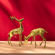 Indoor Decoration Deer Set
Deer Statue
Deer Figurines
Decorative Deer Showpiece
Decorative Brass Deer
Christmas Reindeer
Christmas Deco