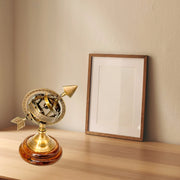 Brass Armillary Globe with Sundial Arrow
Antique Finish Armillary Sphere UAE
Brass World Globe with Arrow Sundial