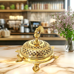 Brass Bakhoor Pot
Arabic Incense Burner
Brass Mabkhara
Brass Oud Burner
Brass Dukhoon Burner