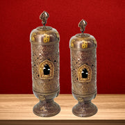 Handmade Buddhist Incense Stand
Antique Finish Brass Incense Burner
Pure Brass Mantra Burner Online UAE
Nepalese Cutwork Incense Stick Burner