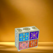 Home Decorative Chest Drawer
Handicrafted Wooden Almirah
Hand Painted Wooden Almirah
Gifting Wooden Storage Box
Gifting Storage Almirah