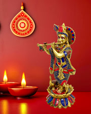Brass Krishna Statue UAE/
Krishna Idol in Dubai/
Buy Krishna Murti Online UAE/
Brass Hindu God Statue Middle East/
Handmade Brass Krishna Sculpture/
Krishna Murti for Home Temple UAE/