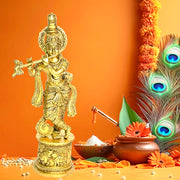 Brass Krishna Statue for Pooja
Decorative Krishna Idol Middle East
Brass Krishna Idol for Living Room
Brass Krishna Figurine