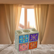 Handicrafted Wooden Almirah
Handicrafted Chest Drawer
Hand Painted Wooden Almirah
Gifting Wooden Storage Box
Gifting Storage Almirah