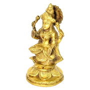 Brass Lakshmi Ganesha Pair With Super Fine Work