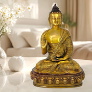 Buddha Idol For Meditation
Solid Brass Buddha With Patina
Buddha Sculpture Made In India