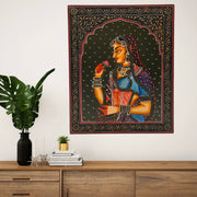 Mughal Woman Hand Painting With Emboss
Mughal Queen Hand Made Painting
Mughal Emporer Wife Noor Jahan Painting
Jajasthan Traditional Mughal Paintings