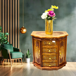 Solid Wood Storage Drawers
Indian Wooden Drawer Cabinet
Natural Wood Finish Chest
Handmade Wooden Drawer Unit
Inlay Work Wooden Cabinet
Wooden Storage Organizer Drawers
