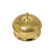 Brass Embossed Sugar Bowl with Lid
Gold Finish Brass Sugar Bowl
Solid Brass Sugar Bowl Haned
Indian Brass Sugar Container
Traditional Brass Sugar Bowl with Lid