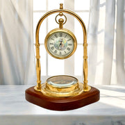 Brass Nautical Table Watch UAE
Handmade Maritime Table Clock
Vintage Brass Table Watch Middle East
Nautical Theme Brass Desk Watch