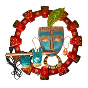 Metal Krishna wall art
Handcrafted Krishna panel
Iron Krishna decoration
Pooja room wall art
Hand-painted Krishna panel
Indian Krishna wall hanging