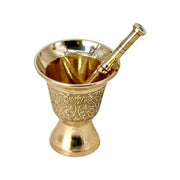 pure brass hand crasher pot