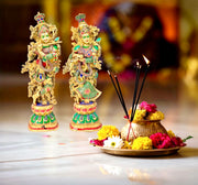 Radha Krishna Couple Statue Brass
Radha Krishna Figurine Antique Brass
Handmade Brass Radha Krishna