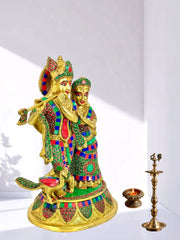Handmade Brass Krishna Statue
Indian Brass Divine Pair
Radha Krishna Stone Work
Brass Hindu Temple Idol
Handcrafted Brass Home Decor
Solid Brass Radha Krishna