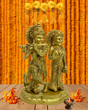 Brass Radha Krishna statue
Radha Krishna brass idol UAE
Antique gold Radha Krishna decor
Handcrafted Krishna idol
Solid brass Krishna sculpture
Divine couple brass statue
