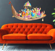 Radha Krishna wall art UAE
Iron metal wall hanging Dubai
Handcrafted Radha Krishna decor Sharjah