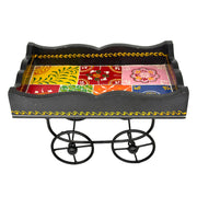 Traditional Wooden Snack Cart UAE
Hand Painted Wooden Thela Cart
Indian Style Wooden Serving Cart UAE
Rectangle Wooden Snack Cart 11 Inches