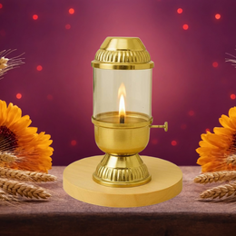 Decorative brass diya for home
Brass Akhand Jyot with cover
Religious brass lamp for prayer
Indian artisan-made brass diya
Brass diya for Diwali decor
Gold polish temple diya lamp
Brass diya with adjustable lever