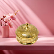 Brass Embossed Sugar Bowl with Lid
Gold Finish Brass Sugar Bowl
Solid Brass Sugar Bowl Haned
Indian Brass Sugar Container
Luxury Brass Sugar Dish for Tableware
Traditional Brass Sugar Bowl with Lid