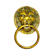 Handcrafted brass tiger door knocker with antique patina finish
Vintage-style Victorian tiger door knocker made of solid brass
Heavy solid brass tiger knocker for front door, antique look
