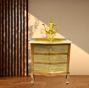 Mango Wood Side Table UAE
Brass Embossed Side Table Dubai
3 Drawer Wooden Side Table UAE
Handcrafted Wooden Side Table