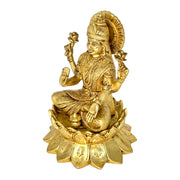Traditional Indian Pooja Idol / 
Indian Traditional Pooja God Lakshmi statue for wedding gifts / 
Hindu Goddess Lakshmi murti for shop & offices / 
Brass God Lakshmi sculpture for living room