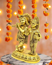 Brass Radha Krishna Idol UAE
Hindu God Statues Dubai
Radha Krishna Brass Pair
Handcrafted Hindu Idols UAE