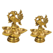 Brass Peacock Diya Oil Lamp
Handcrafted Peacock Diya UAE
Brass Deepam for Home Temple
Gold Antique Finish Diya
Brass Oil Lamp for Pooja