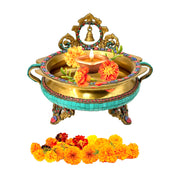 Brass Pooja Urli with Bell
Brass Pooja Stand Gold Antique Finish
Kerala Traditional Pooja Urli with Bell
Hindu Traditional Brass Urli Bowl