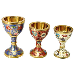 Brass Bakhoor Burner with Meena Work
Meenakari Brass Bakhoor Burner UAE
Handcrafted Meena Incense Burner